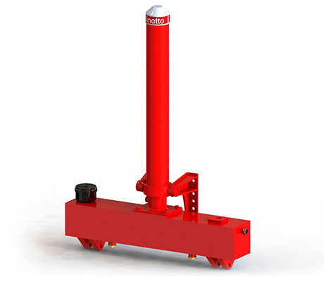   Hydraulic tipping ram  